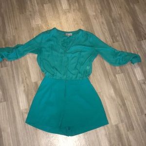 Turquoise romper